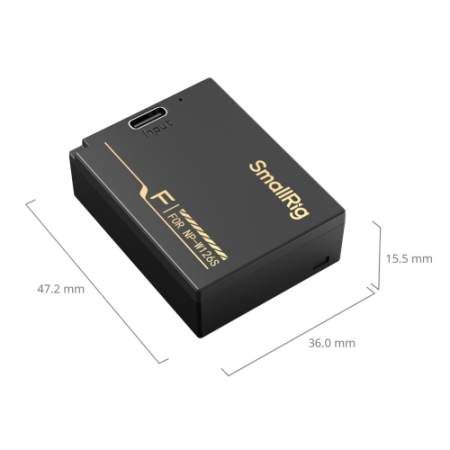 SmallRig 6099 - zamiennik, akumulator Fujifilm NP-W126S - wymiary